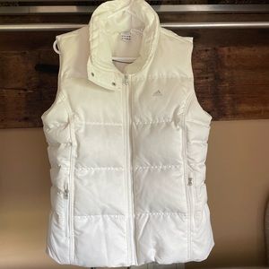 ADIDAS CREAM LADIES DOWN VEST